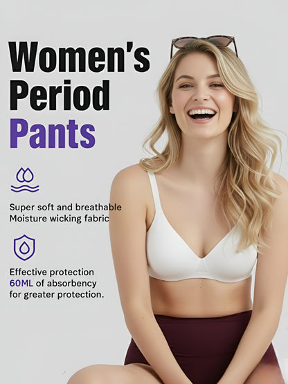 Women's Period Panty | Leakproof Menstrual Underwear (Maroon)